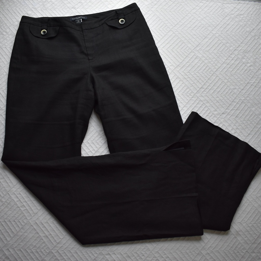 Banana Republic 6 Martin Dress Pants Linen Blend